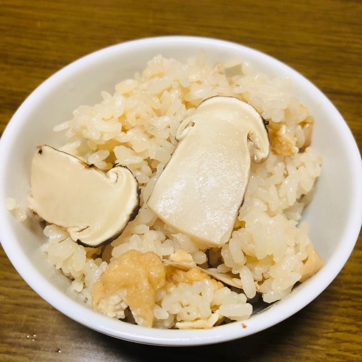 白だしで簡単！まつたけご飯　冷凍松茸でも可